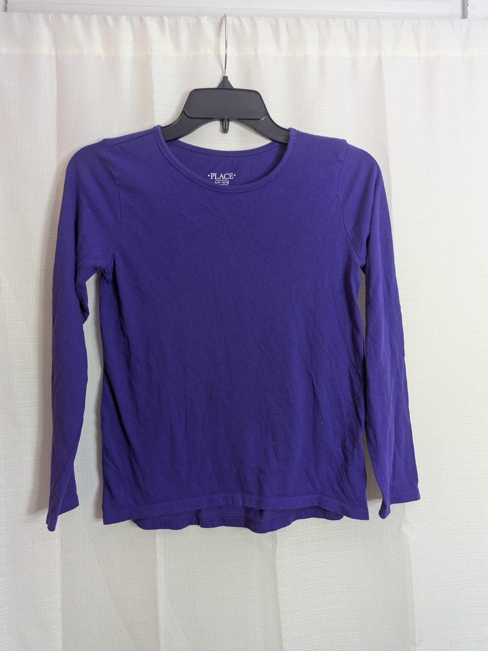 The Children's Place Purple Long Sleeve Crewneck Tee
